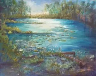 Our version of Giverney wetlands - Aireys